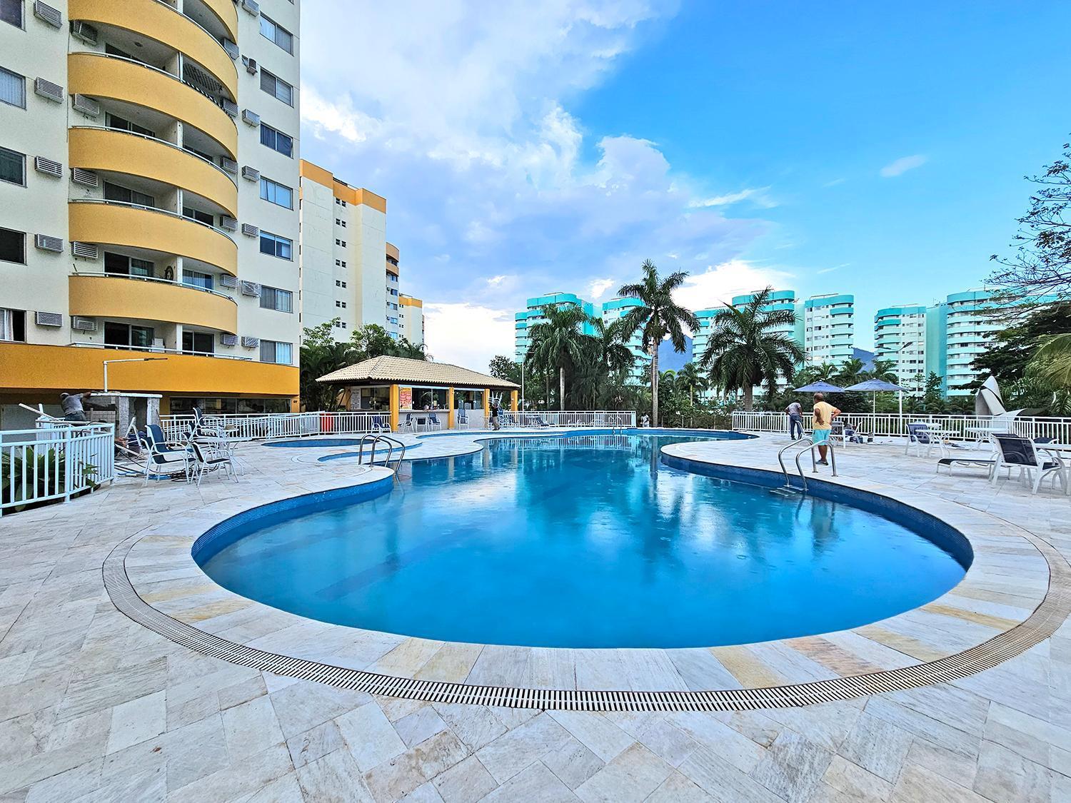 Appartement Charmoso Na Barra Da Tijuca Proximo Ao Riocentro, Com Piscina E Estacionamento